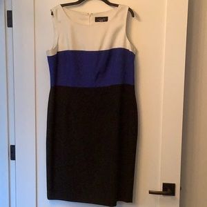 Neapolitan Dress 🤍💙🖤